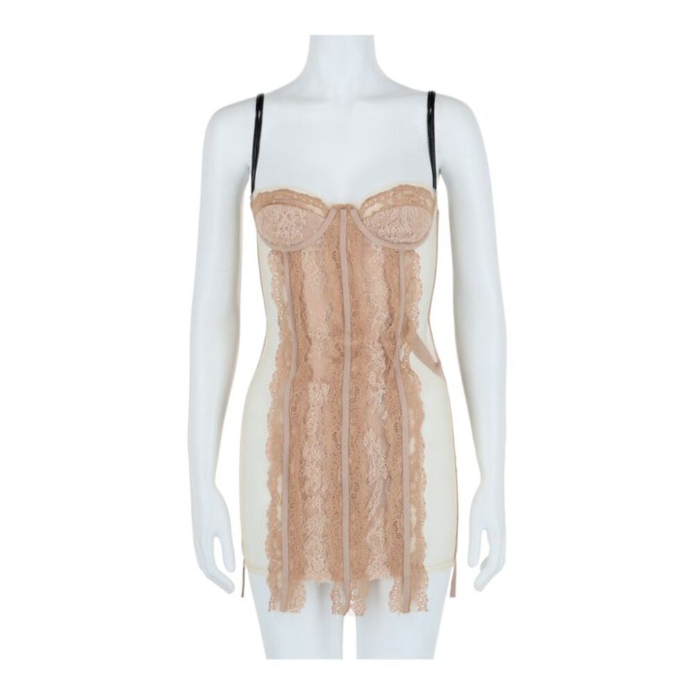 Gucci Lace Lingerie Beige Womens